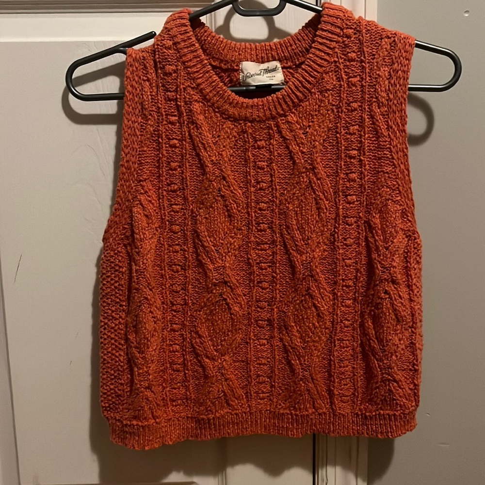 orange vest size small || universal thread